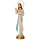 Gesù Misericordioso statua resina dipinta 30 cm stilizzato s2