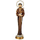 Stylised statue of St. Francis, painted resin, 12 in s1