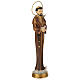 Stylised statue of St. Francis, painted resin, 12 in s4