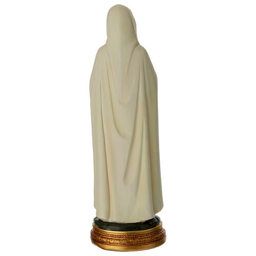 Maria Rosa Mistica statua 20 cm resina dipinta 4