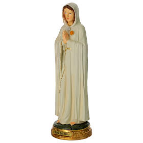 Statue of Our Lady, Rosa Mystica, painted resin, 12 in