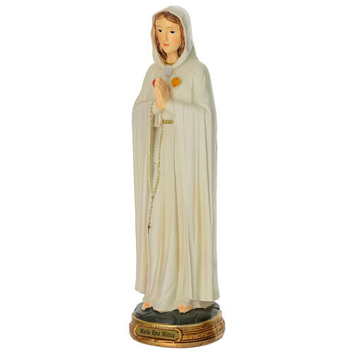 Maria Rosa Mystica – handbemalte Resin-Statue, 40 cm 2