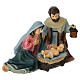 Nativity of painted resin for 16 cm Nativity Scene, 12x8x10 cm s2