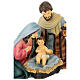 Natività presepe 24 cm sdraiata resina dipinta 20x12x15 cm s2