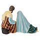 Natività presepe 24 cm sdraiata resina dipinta 20x12x15 cm s5