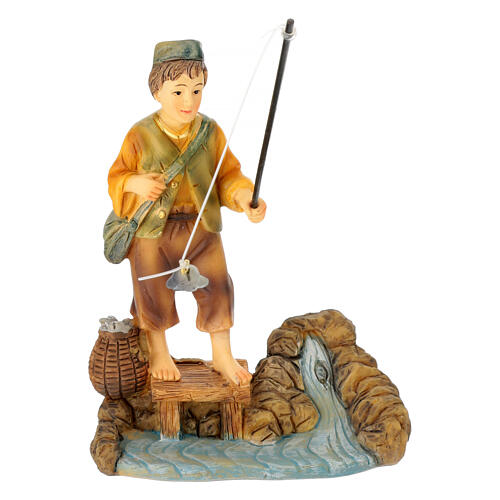 Set 3 mestieri presepe 10 cm resina dipinta 2