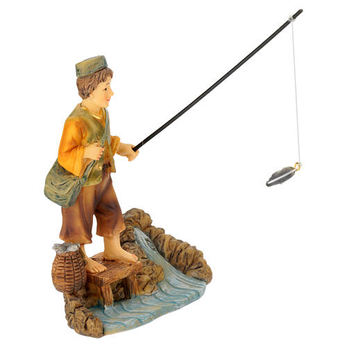 Set 3 mestieri presepe 10 cm resina dipinta 5