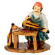 Set 3 mestieri presepe 10 cm resina dipinta s3