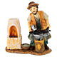 Set 3 mestieri presepe 10 cm resina dipinta s4