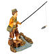 Set 3 mestieri presepe 10 cm resina dipinta s5