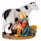 Set of 3 female peasants for 10 cm Nativity Scene, painted resin s7