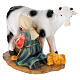 Set 3 contadine presepe 10 cm resina dipinta s4