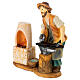 Set tre mestieri maschili resina presepe 12 cm s5