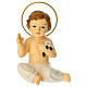 Enfant Jésus assis statue résine h réelle 20 cm s1