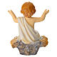 Infant Jesus sitting in the manger, h 3 in, resin s4