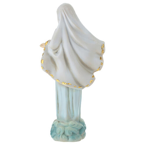 Virgen de Medjugorje 12 cm resina 4