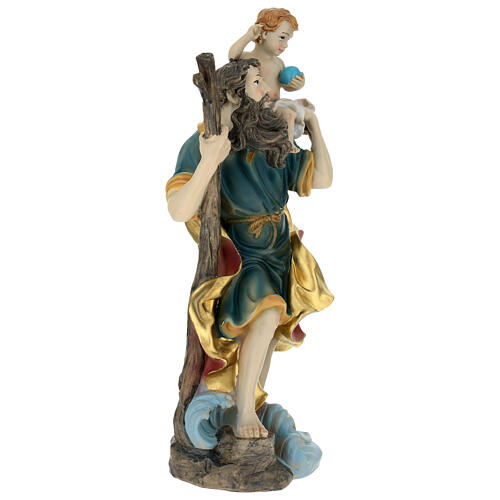 Saint Christopher statue in resin 30 cm 3