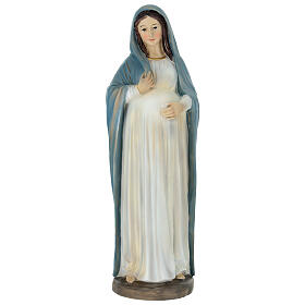 Pregnant Mary, resin statue, 12 in