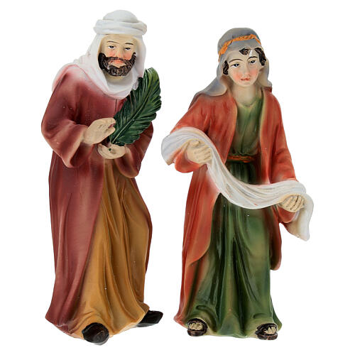 Set ingresso a Gerusalemme 12 cm resina 4