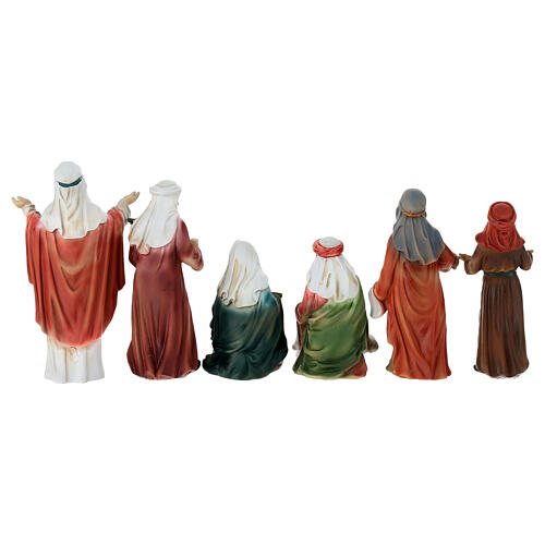 Entrance to Jerusalem set 12 cm resin 6