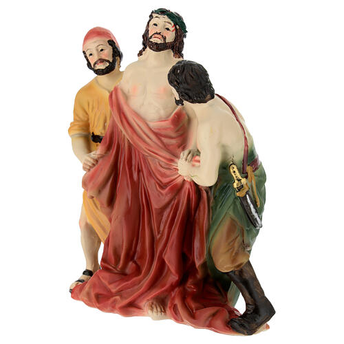 Undressing of Christ statue 12 cm resin 2