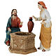 Set Gesù e la samaritana del pozzo 12 cm resina s2