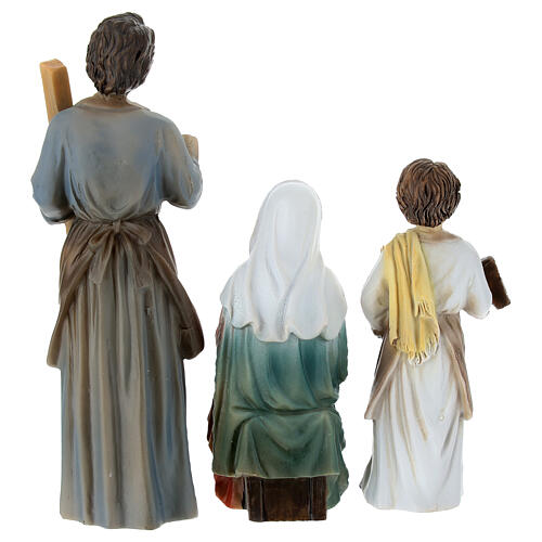 Set Sainte Famille menuisiers 12 cm résine 4