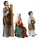 Set Sacra famiglia falegnami 12 cm resina s2