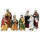 Set ritrovamento Gesù tempio 12 cm resina s1