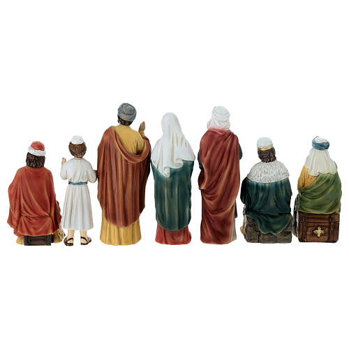 Finding of Jesus in temple set 12 cm resin 5