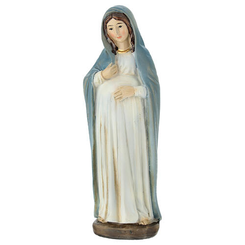 Maria incinta 12 cm resina 1