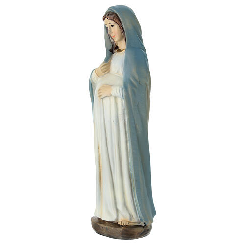 Pregnant Mary figurine 12 cm resin 3