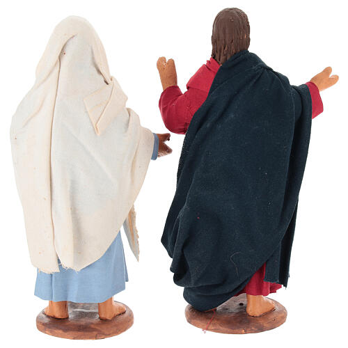 Noces de Cana 7 pcs crèche napolitaine de Pâques en terre cuite 13 cm 11