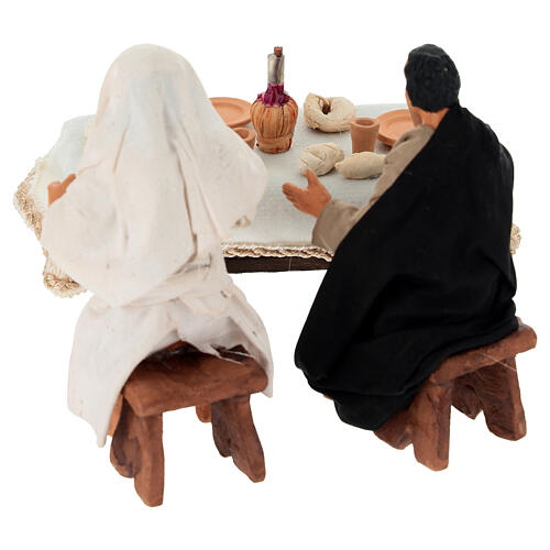 Nozze di Cana 7 pz presepe napoletano pasquale terracotta 13 cm 10