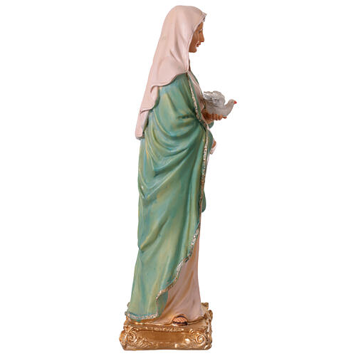 Maria incinta resina colorata 40 cm 7