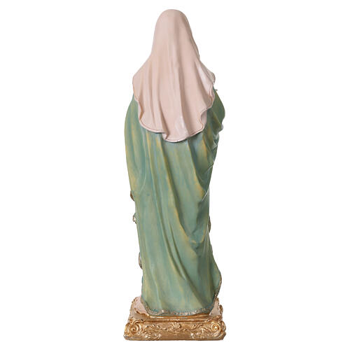 Figura Maryi Brzemiennej z gołębicą – żywica kolorowa 40 cm 9