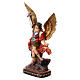 Erzengel Michael – 80 cm, farbig gefasstes Resin s5