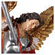 Saint Michael the Archangel, coloured resin, 30 in s4