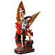 Figura św. Michała Archanioła z demonem – figura z żywicy kolorowej 77 cm s5