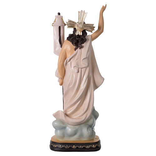 Résurrection de Jésus en résine colorée 80 cm 8