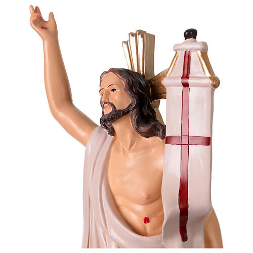 Figura Zmartwychwstania Jezusa – figura z żywicy kolorowej 80 cm 6