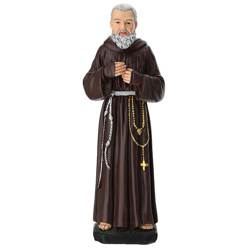 Statua Padre Pio da Pietrelcina resina 20 cm 1