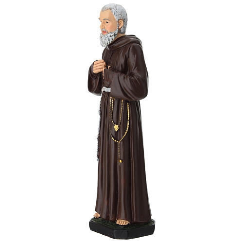 Statua Padre Pio da Pietrelcina resina 20 cm 5