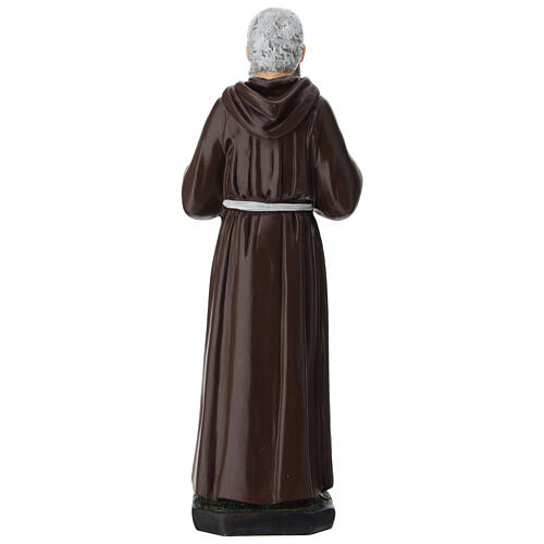 Statua Padre Pio da Pietrelcina resina 20 cm 5