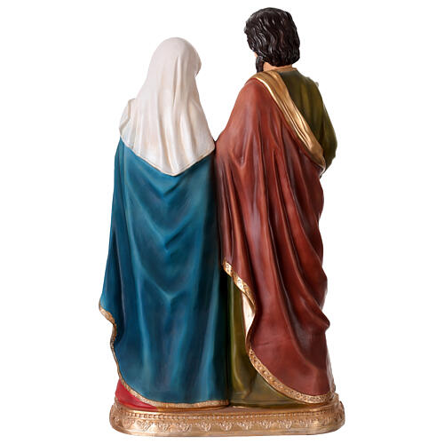 Sacra Famiglia 60x35x20 cm resina colorata 7