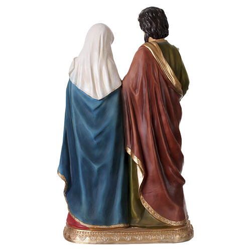 Sacra Famiglia 60x35x20 cm resina colorata 8