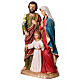 Sacra Famiglia 60x35x20 cm resina colorata s3