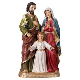 Holy Family Statue, 60x35x20 cm colored resin