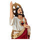 Sacred Heart of Jesus, 12 in, painted resin s6