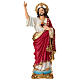 Sagrado Corazón de Jesús 30 cm resina pintada s1